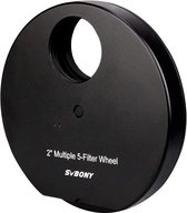SVBony - SV133 - Filterwiel - 2" Metaal - 5 Standen - Filterwiel - Geschikt voor Telescoop Oculair - Accessoires - Telescoop Accessoires - Filters