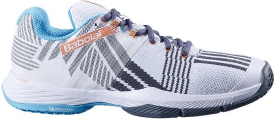 Babolat Sensa dames padelschoenen - wit/zwart - maat 42