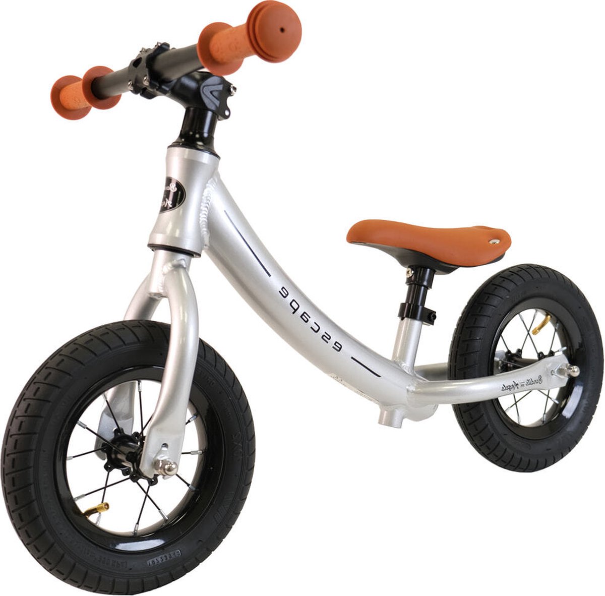 Bandits & Angels loopfiets Escape Silver - 2 jaar - jongens en meisjes - metaal - zilver
