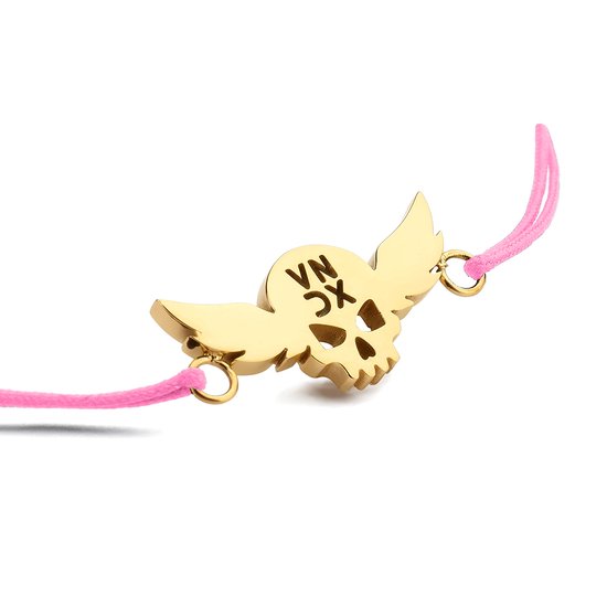 VNDX Amsterdam - Icon Bracelet - Goud Neon Roze