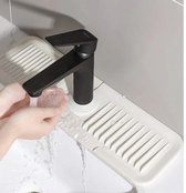 Tapis de robinet en Siliconen/ tapis de vaisselle en Siliconen / porte-savon antidérapant / Rangement de lavabo/ tapis de robinet de cuisine / tapis de robinet de salle de bain / gouttes Water