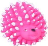 Nobleza Hondenspeeltje - Egelbal voor hond - speelgoed voor honden - piepspeelgoed - vinyl - Egel - rubber - Roze