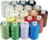 Set de 10 bobines de fil Gütermann Pour tout coudre 100m - Couleurs pastels
