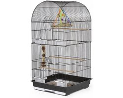 Keddoc Vogelkooi Budgie Tower - Vogelverblijven - 47x47x92 cm Zwart