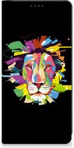 Book Case Xiaomi Redmi Note 12 Pro | Poco X5 Pro Smart Cover Lion Color