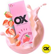 Parfumgeïnfuseerde enkelsokken met verleidelijke aardbeigeur - 6 paar in 3 kleuren, lage sokken, sneaker sokken van OX®