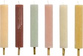 Cactula belles bougies torche colorées de qualité en 6 couleurs Summer shades XL 65 cm