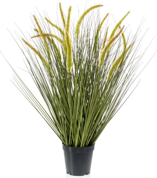 Kunstplant groen gras sprieten 70 cm - Grasplanten/kunstplanten voor binnen gebruik