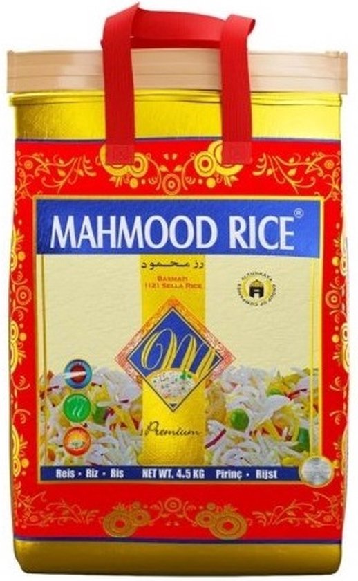 Foto: Mahmood basmati rijst 4 5 kg