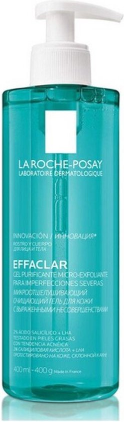 La Roche-Posay Effaclar Zuiverende Micro-Peeling Gel - voor een onzuivere  huid - 400ml | bol.com