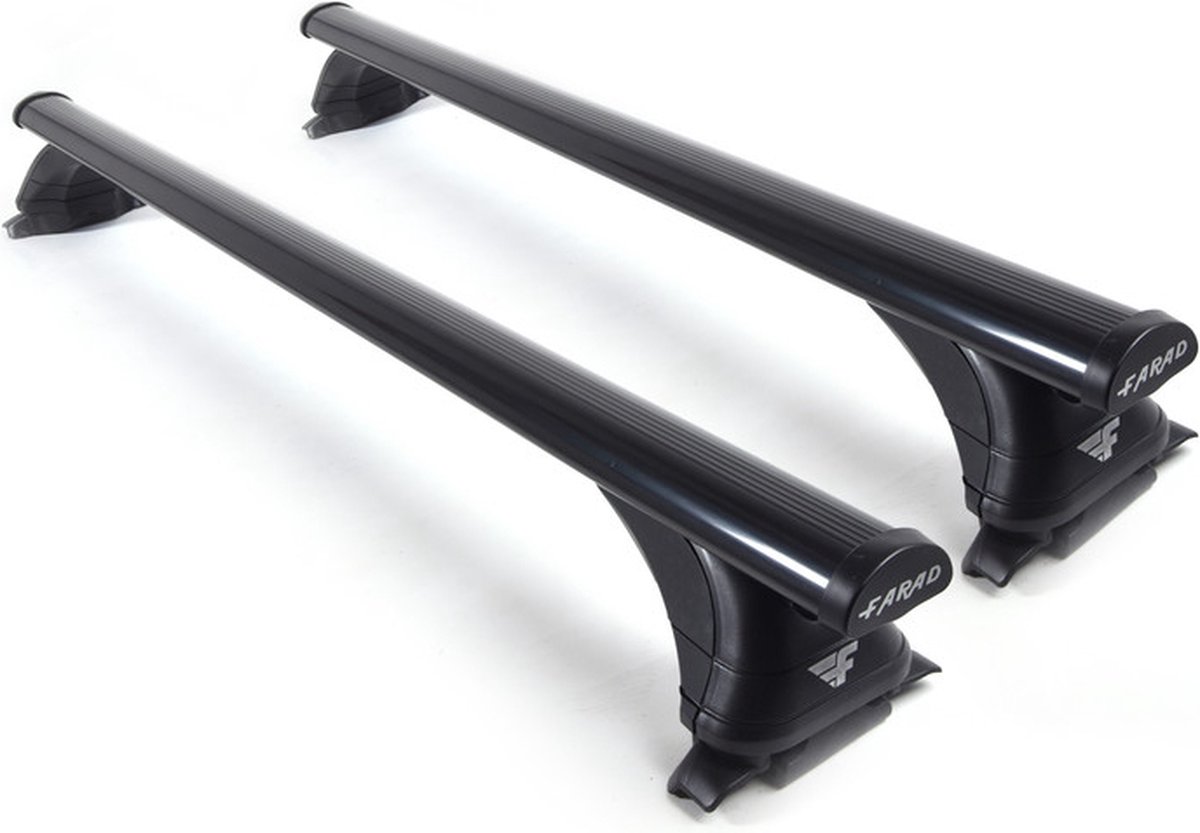 Dakdragers geschikt voor Fiat Panda Cross vanaf 2014 open dakrailing - Staal breed - 75kg Laadvermogen - Merk Farad