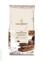 Callebaut chocomousse premix pure chocolade met 75% cacao zak 800g