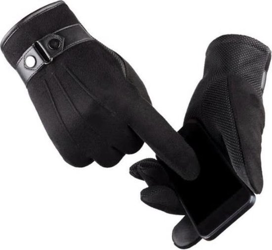 Handschoenen - Touchscreen - Heren / Dames - Winter - One Size - Zwart