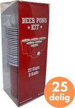 SuperTilt® - Beerpong set 25delig - Giftset - Pong - Redcup - American cups - Bierpong