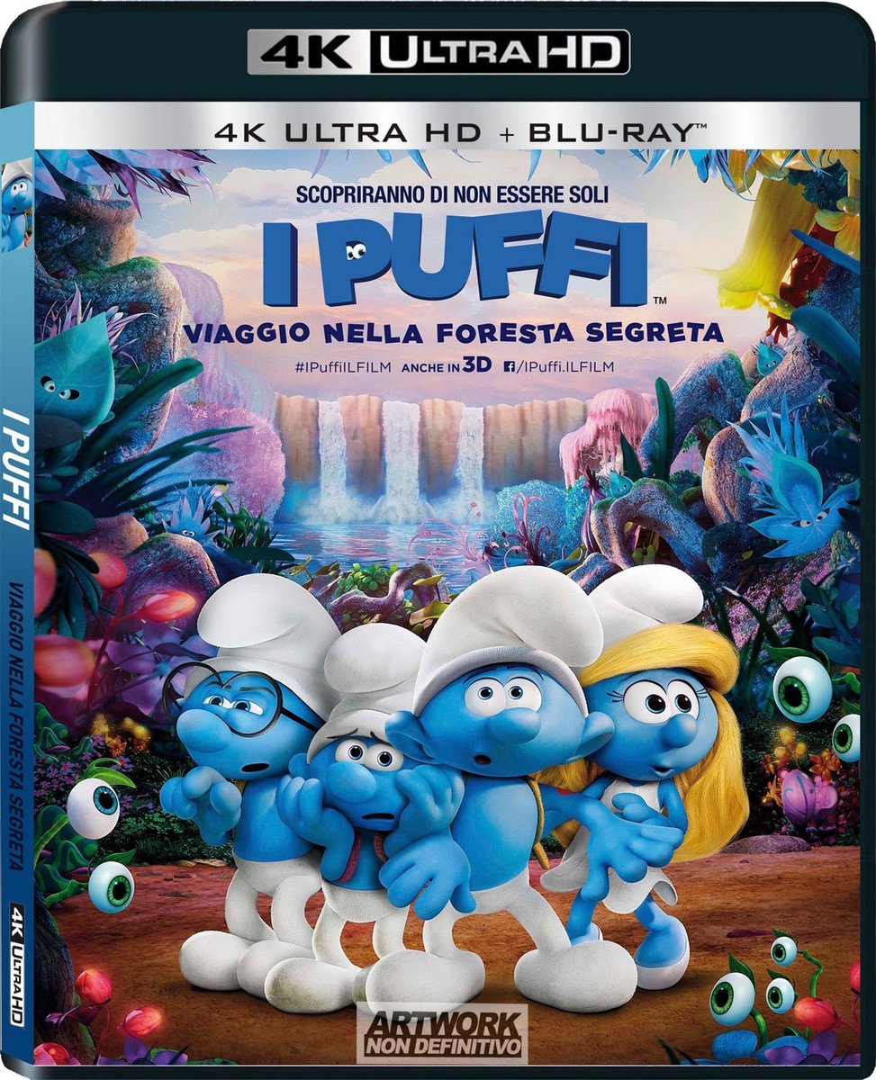 De Smurfen en het Verloren Dorp [Blu-Ray 4K]+[Blu-Ray]-