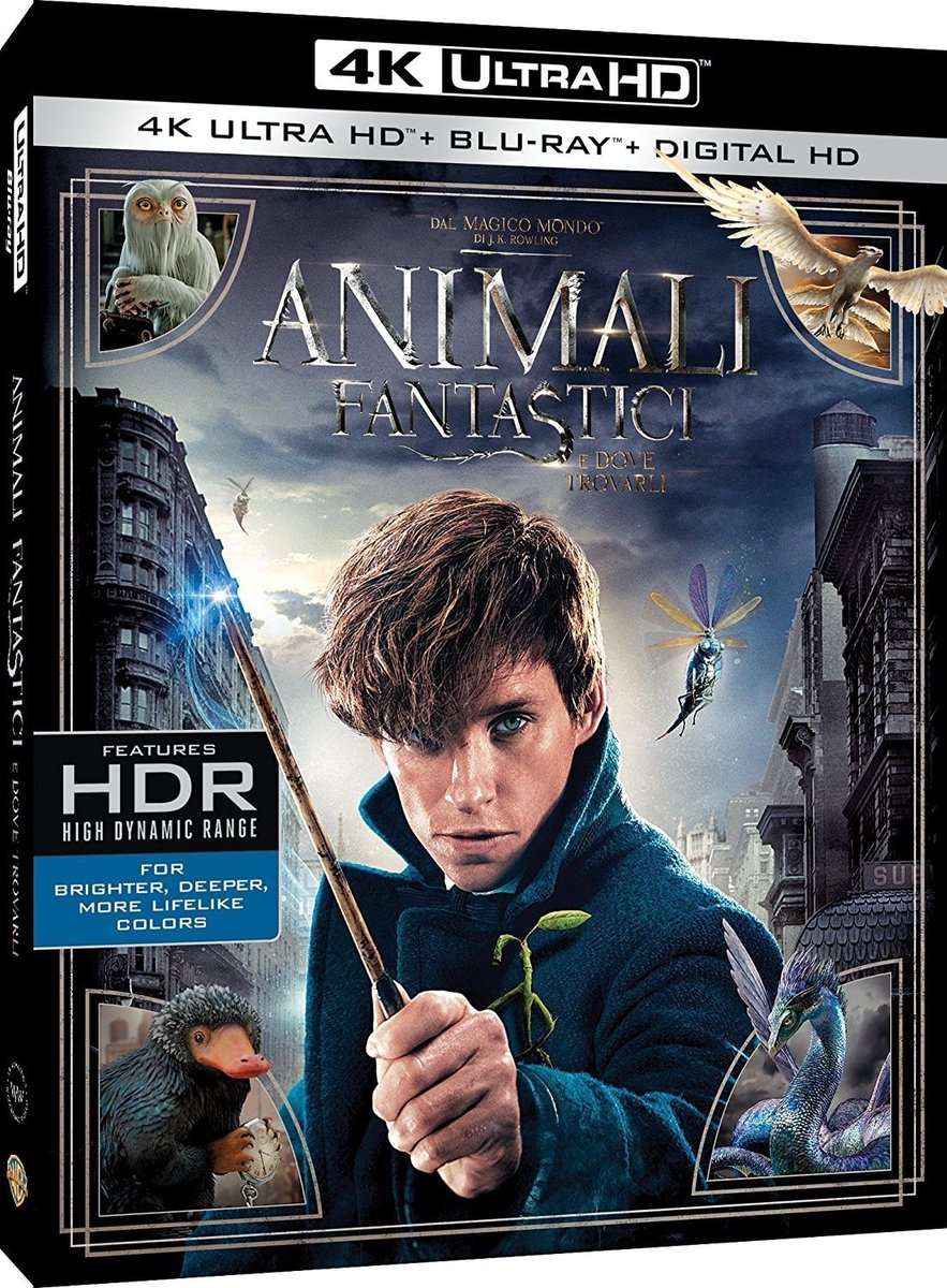 Warner Bros Amazing animals and where to find them Blu-ray Engels, Italiaans