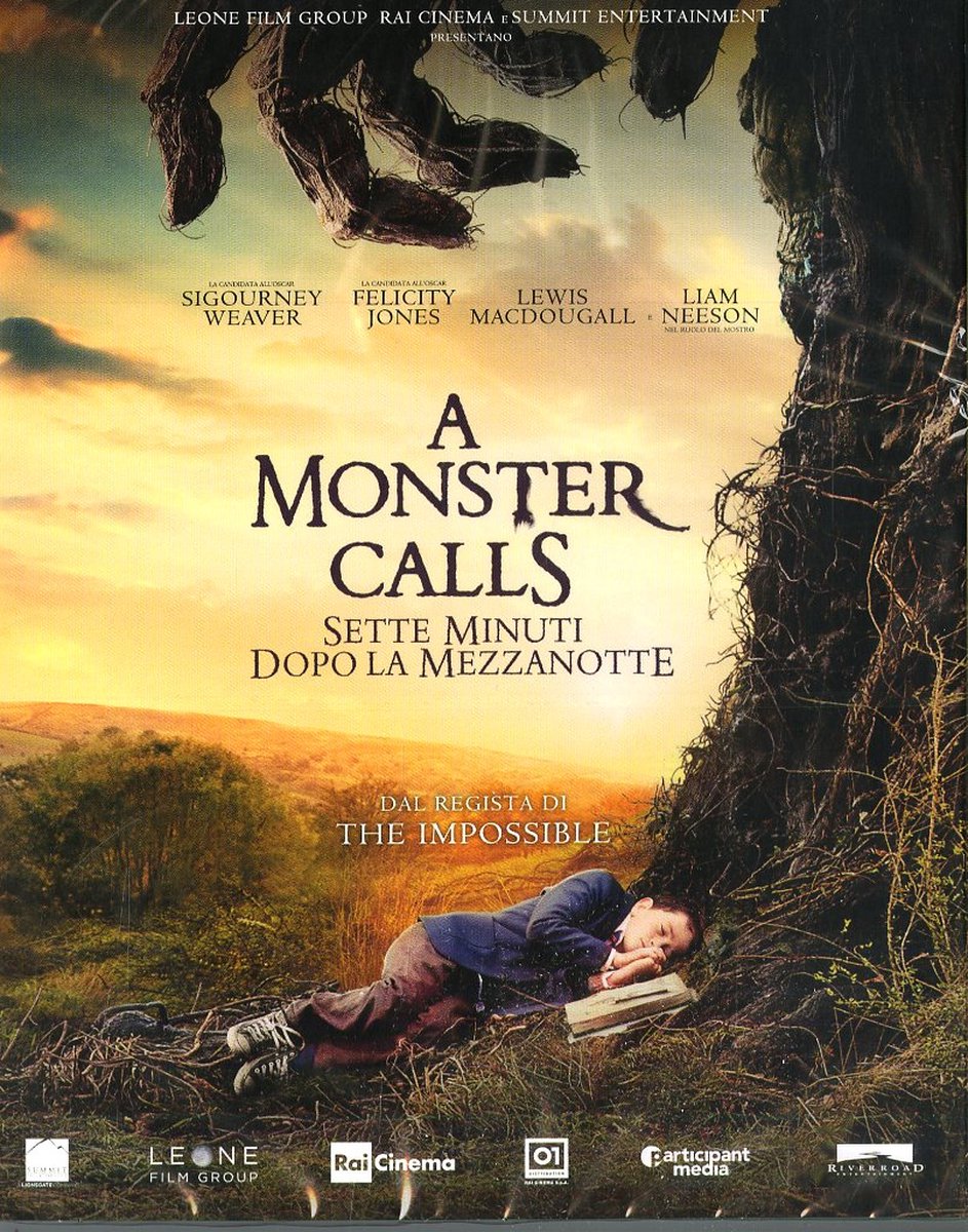 Rai Cinema A Monster Calls Blu-ray Engels, Italiaans