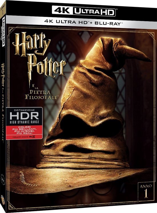 Harry Potter en de steen der wijzen [Blu-Ray 4K]+[Blu-Ray]