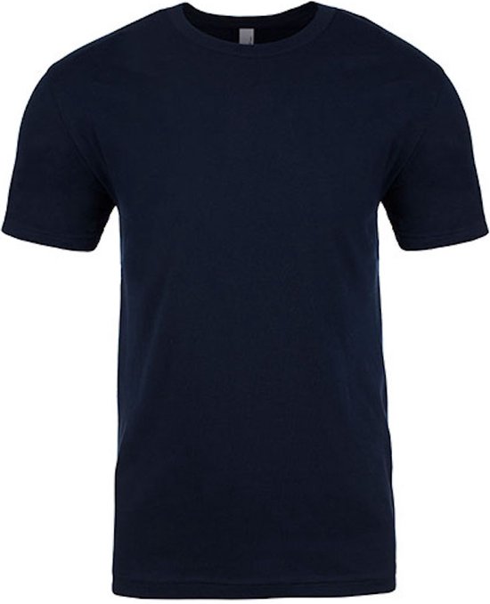 Men´s Crew Neck T-Shirt met korte mouwen Midnight Navy - XXL