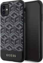 Guess G-Cube Back Case (MagSafe Compatible) - Geschikt voor Apple iPhone 11/XR (6.1") - Zwart