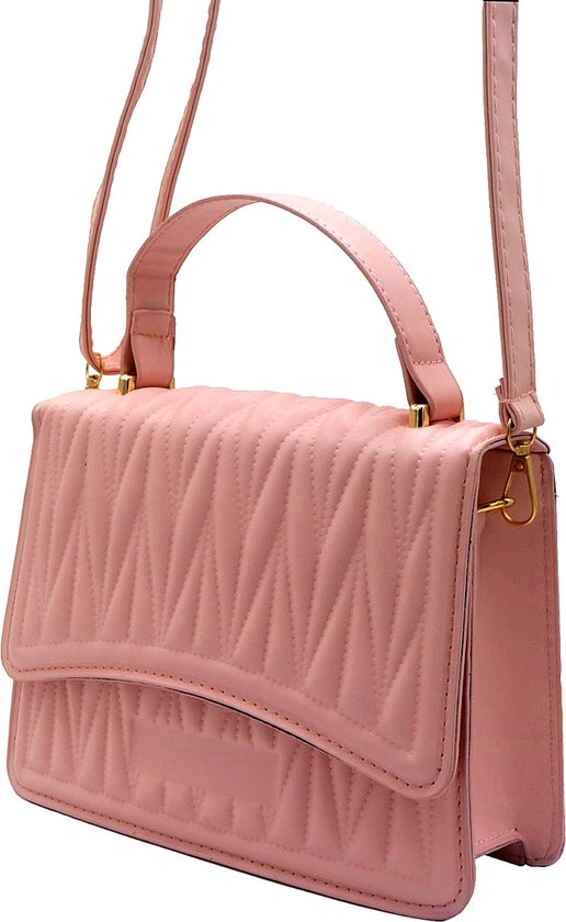 Styleboom Fashion Dames Tas van kunstleer met ritsvak bruin