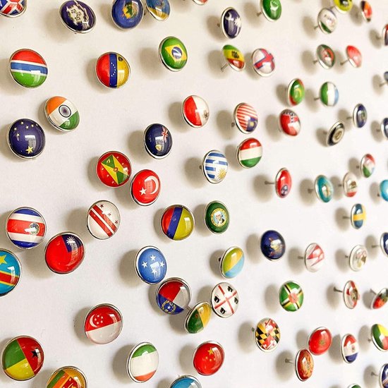 600 Stuks Punaises 4 Kleuren - Roestvrijstalen Prikbord Pinnen Met Ronde Kop