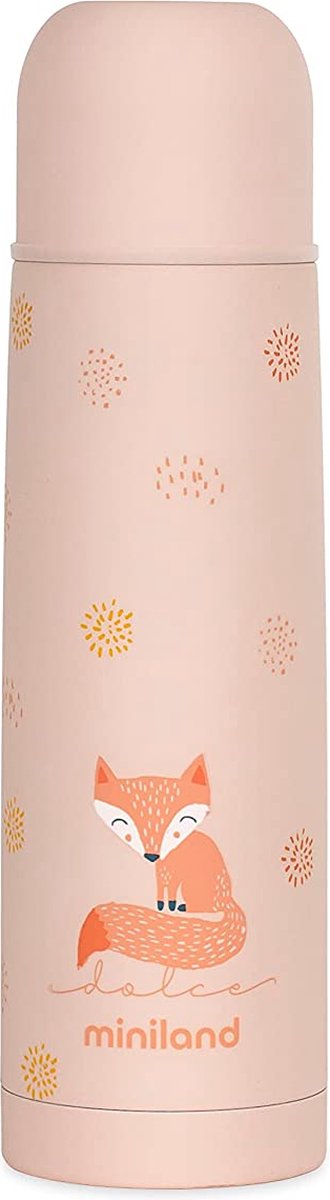 Miniland 350ml Thermosfles Roze