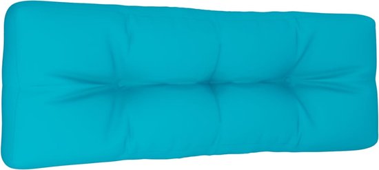 vidaXL-Palletkussen-120x40x12-cm-stof-turquoise