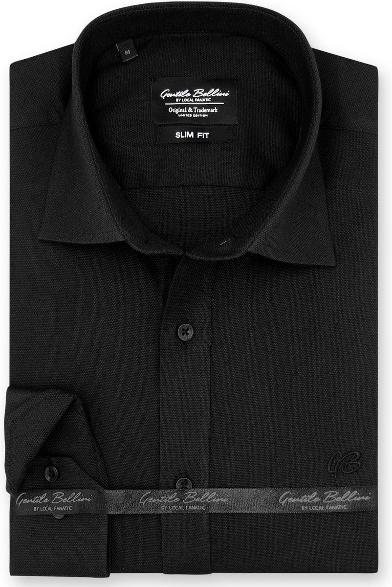 Heren Overhemd - Slim Fit - Plain Oxford Shirts - Zakelijke Overhemden Lange Mouw