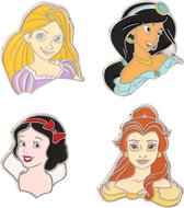 Disney Princess Set of 4 Pin Badge