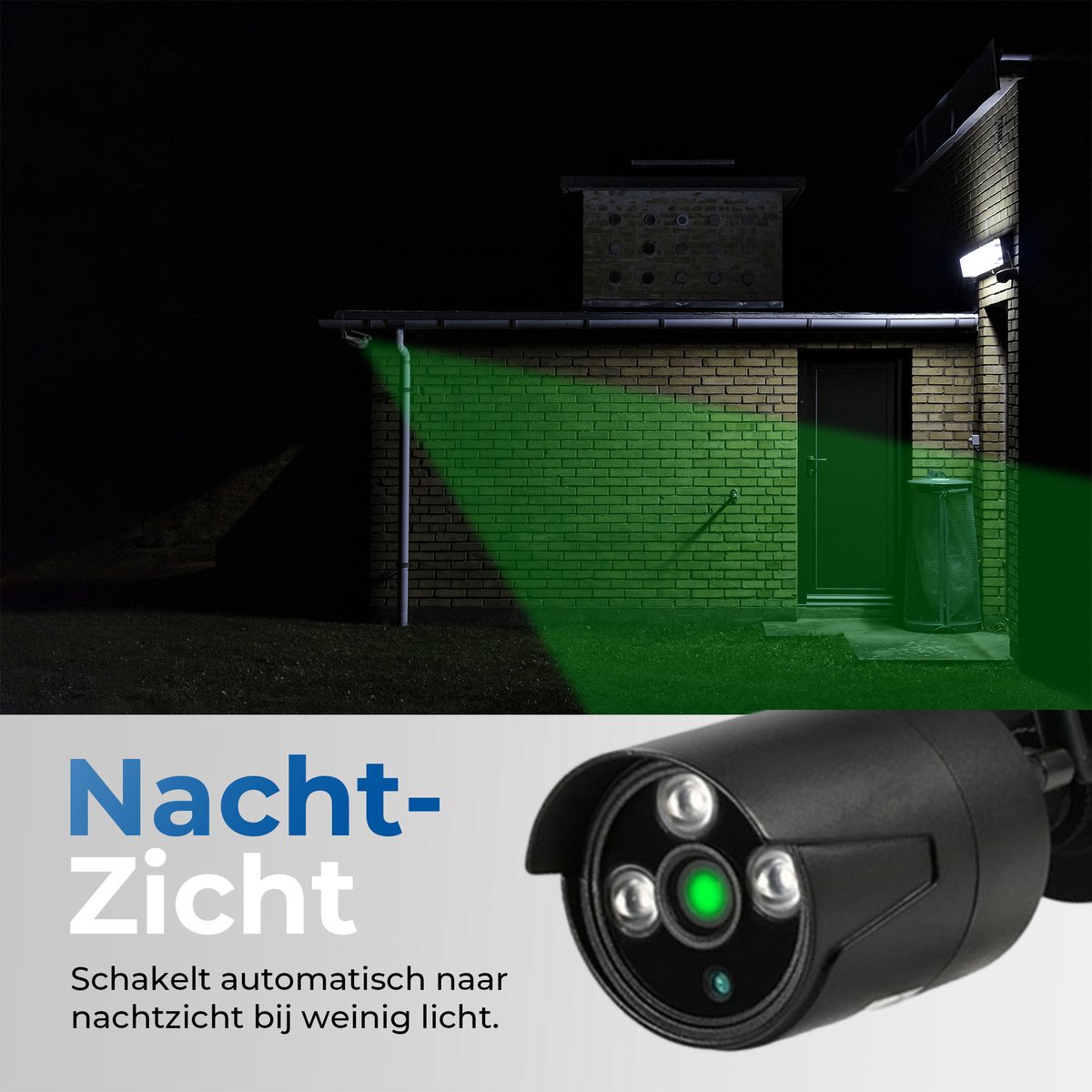 Compleet Camera Beveiliging Set met 4x Wifi IP Camera - Draadloos - + 2TB HDD - Beveiligingscamera voor Buiten - Bewakingscamera - – foto 7