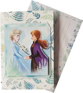 Disney Frozen - 3D wenskaart met envelop - Anna - Elsa - Bladeren - Groen - verjaardag - cadeau - kado
