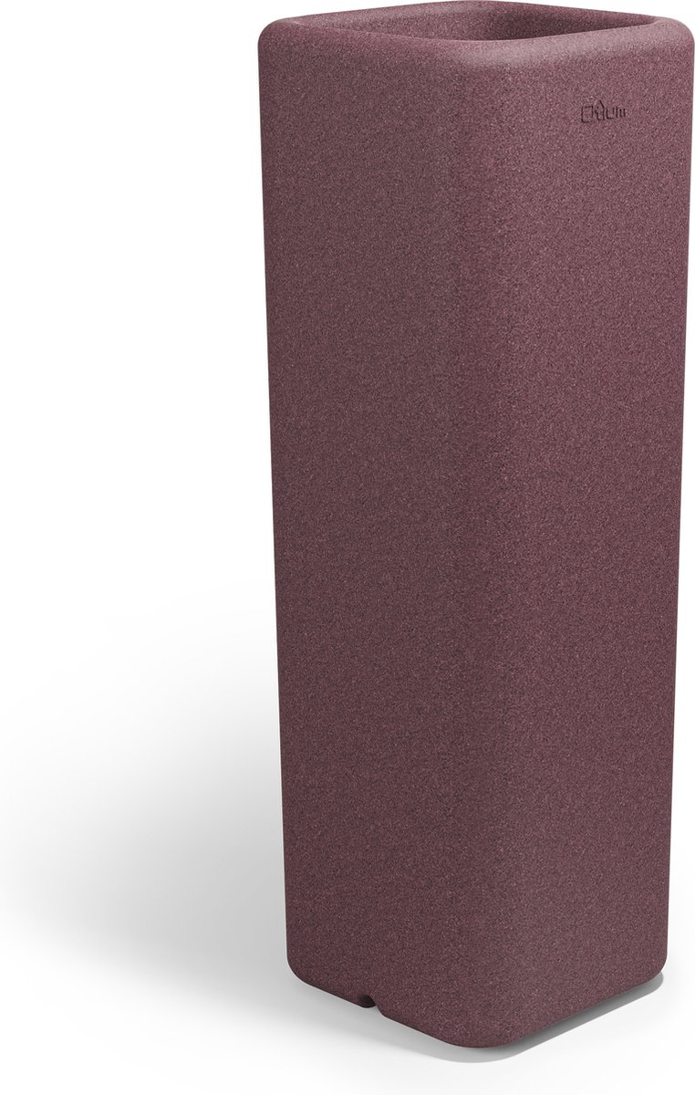 Otium bloembak dubbelwandig Murus 27 cm violet cork
