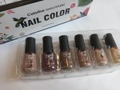 Nagellak - Color style - Nail color set van 6 stuks