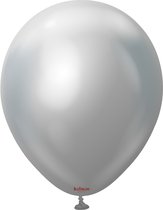 Professionele decoratie ballonnen - R18 - Mirror Silver - Kalisan