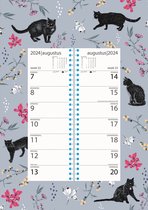 Cat Lovers Weekly Change Calendar 2024