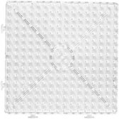Grondplaat Voor Strijkkralen - Strijkkralenbord - Onderplaat - Groot Vierkant - Jumbo Grote Strijkkralen - 15x15cm - 1 stuk