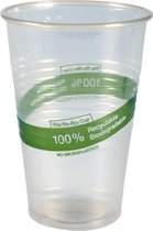 Cyrus drinkglas 30cl 50 stuks - Drinking glass, ABENA Gastro, Re-Bio, 12.2cm, Ø8cm, 30 cl, 38 cl, clear, PP, biodegradable