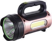 Ha-Ma Tools - LED Zaklamp - Oplaadbaar - Looplamp - Camping Zoeklicht - Goud