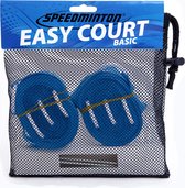 Speedminton Easy court Basic - mobiel speelveld voor speedbadminton - crossminton - speed badmintonlijnen - blauw