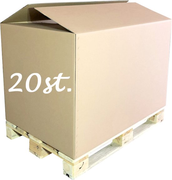 Platte verzenddoos met plakstrip - 350 x 250 x 30 mm