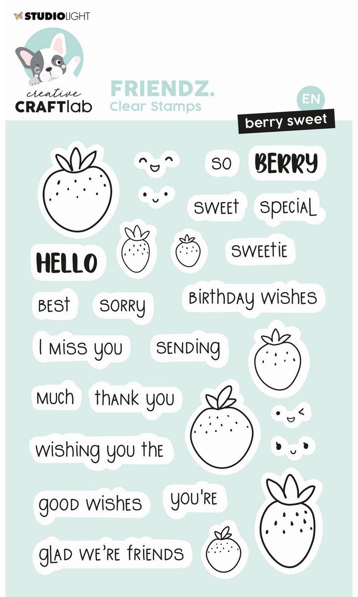 Creative Craftlab Friendz Clear Stempel Hello Sweetie