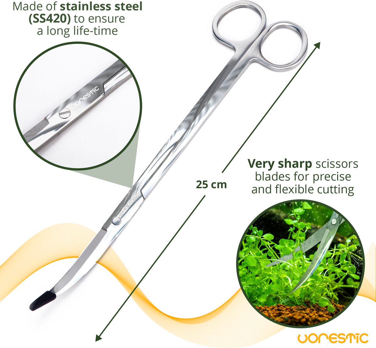 VORESTIC VORESTIC Aquascaping Aquarium Gereedschapset - afbeelding 2