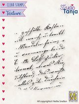 TXCS021 Nellie Snellen Texture clearstamp - écriture de tampon de texture - texte d'arrière-plan - classique - écriture d'arrière-plan