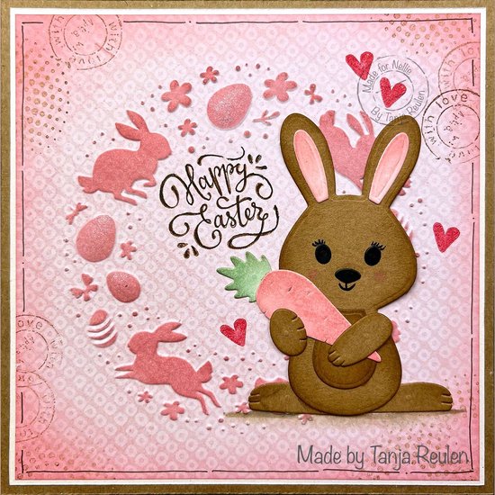 Nellie Snellen 3D Embossing Folder Easter Wreath