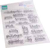 Marianne Design Clear Stamps Lentegroetjes 17stuks