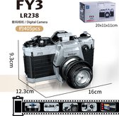 brickparts.nl - Nekan FY3 LR238 Camera Block Set 405 PCS - Mini-bouwsteen is kleiner als het bekende merk.