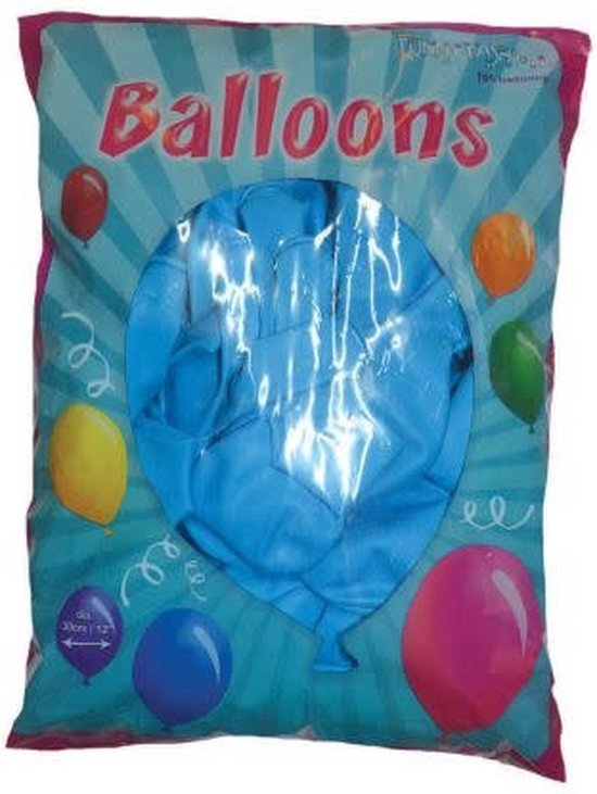 Ballonnen | Rond | Rood-geel-zwart | Globos | 100 stuks kopen