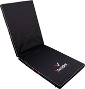 Venom Sports YogaFlex – Professionele opvouwbare turnmat – Yoga – Yogamat – Extra dikke sportmat – Gymnastiekmat – L200xB70xH5cm – Zwart