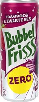BubbelFriss - Zero - Framboise Cassis - Boîte - 12 x 25 cl